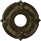 Ekena Millwork Attica Ceiling Medallion (Fits Canopies up to 3 1/2"), 12 3/4"OD x 4"ID x 1/2"P, Green Gold CM12ATGGS - alternate 1